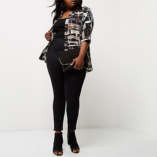 next river island jeans,jacques-vertuk Sale Plus brown print shirt women 695695 next river island jeans,jacques-vertuk Sale Plus brown print shirt women 695695