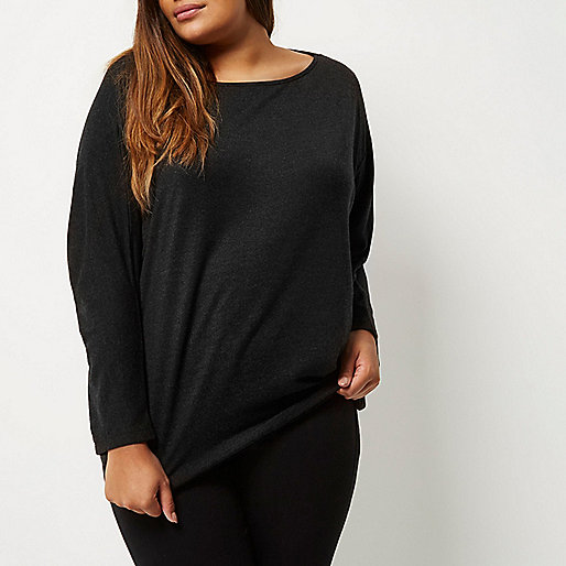 jacques-vertuk Plus dark grey batwing top 696682 women Tops T-Shirts & Vests Plain T-Shirts / Vests jacques-vertuk Plus dark grey batwing top 696682 women Tops T-Shirts & Vests Plain T-Shirts / Vests
