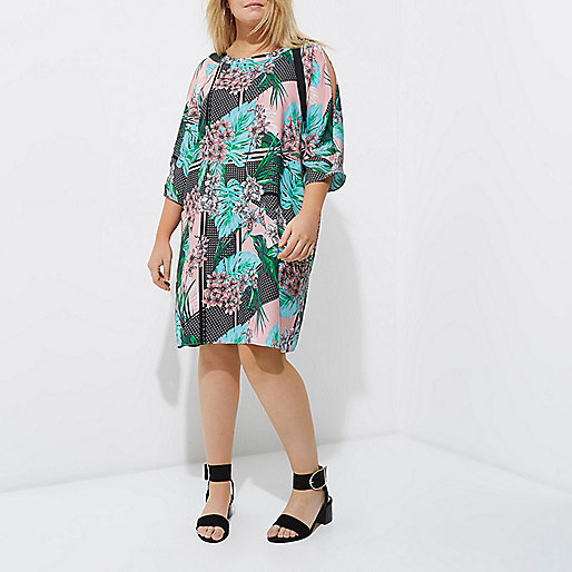 vintage river island coral dress,jacques-vertuk UK Sale Plus green tropical print D-ring dress women 705482 vintage river island coral dress,jacques-vertuk UK Sale Plus green tropical print D-ring dress women 705482