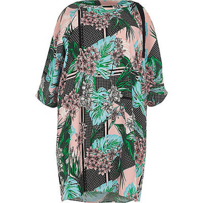 vintage river island coral dress,jacques-vertuk UK Sale Plus green tropical print D-ring dress women 705482 vintage river island coral dress,jacques-vertuk UK Sale Plus green tropical print D-ring dress women 705482