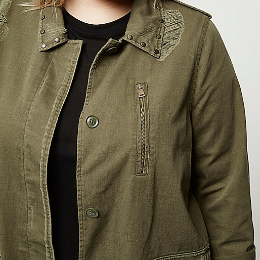 mens coats river island sale,Womens Clothes Sale jacques-vertuk Plus khaki green distressed stud army jacket Coats / Jackets Sale women mens coats river island sale,Womens Clothes Sale jacques-vertuk Plus khaki green distressed stud army jacket Coats / Jackets Sale women