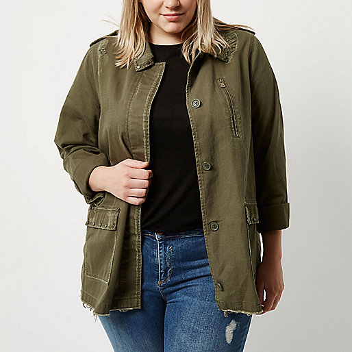 mens coats river island sale,Womens Clothes Sale jacques-vertuk Plus khaki green distressed stud army jacket Coats / Jackets Sale women mens coats river island sale,Womens Clothes Sale jacques-vertuk Plus khaki green distressed stud army jacket Coats / Jackets Sale women