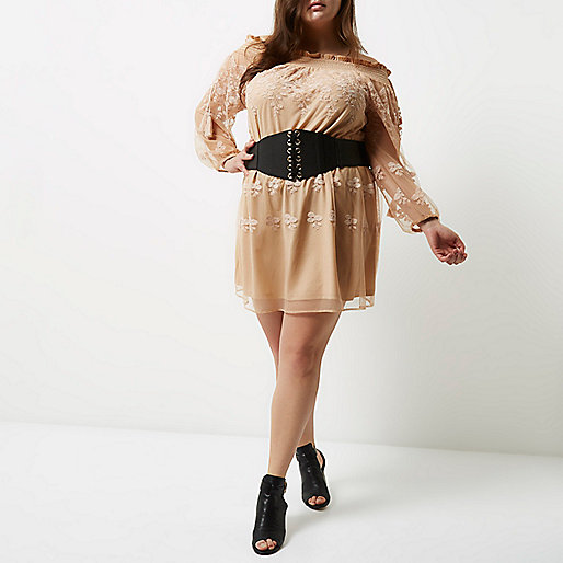 black and white coat river island,jacques-vertuk Outlet Plus light pink lace shirred bardot dress women 697788 black and white coat river island,jacques-vertuk Outlet Plus light pink lace shirred bardot dress women 697788