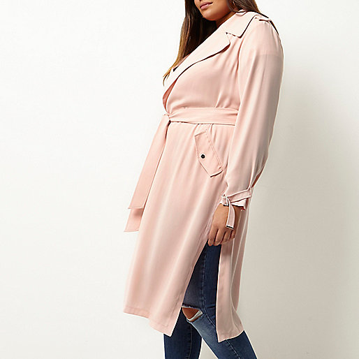 river island collarless coat in colour block,4Iver Island Plus pink tie waist duster trench coat Coats / Jackets Sale women river island collarless coat in colour block,4Iver Island Plus pink tie waist duster trench coat Coats / Jackets Sale women