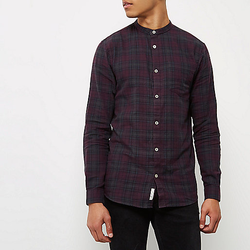 leather jackets river island,jacques-vertuk Online Exclusive Purple casual check grandad shirt Shirts Sale men leather jackets river island,jacques-vertuk Online Exclusive Purple casual check grandad shirt Shirts Sale men