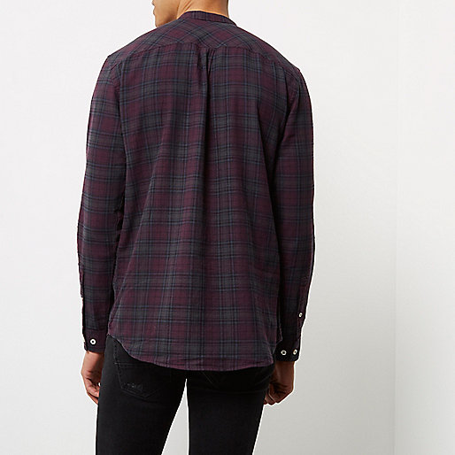 leather jackets river island,jacques-vertuk Online Exclusive Purple casual check grandad shirt Shirts Sale men leather jackets river island,jacques-vertuk Online Exclusive Purple casual check grandad shirt Shirts Sale men
