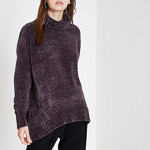 ladies wedges river island,jacques-vertuk Shoes Uk Purple chenille knit oversized roll neck jump Sweaters Knitwear women ladies wedges river island,jacques-vertuk Shoes Uk Purple chenille knit oversized roll neck jump Sweaters Knitwear women