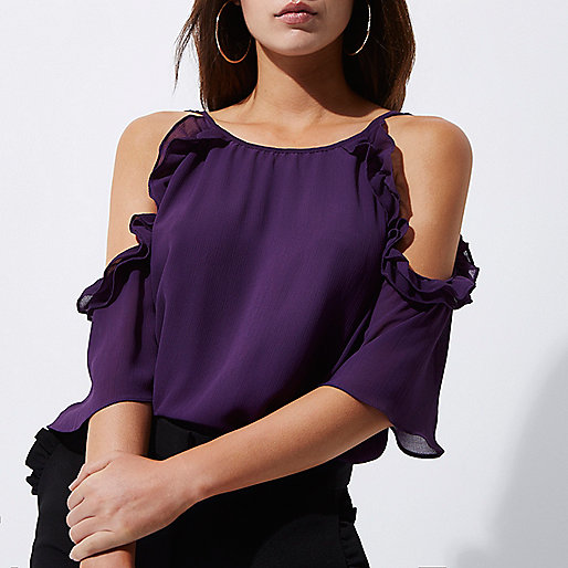 river island cover up,jacques-vertuk Sale Purple frill cold shoulder blouse women 704640 river island cover up,jacques-vertuk Sale Purple frill cold shoulder blouse women 704640