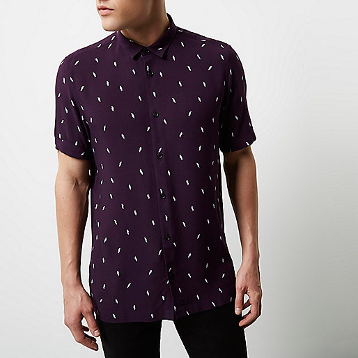 river island paris boujee coat,jacques-vertuk Outlet Purple lightning print casual shirt men 298426 river island paris boujee coat,jacques-vertuk Outlet Purple lightning print casual shirt men 298426