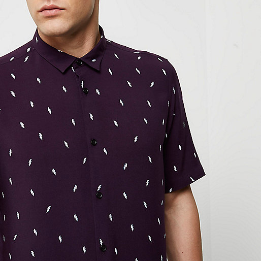 river island paris boujee coat,jacques-vertuk Outlet Purple lightning print casual shirt men 298426 river island paris boujee coat,jacques-vertuk Outlet Purple lightning print casual shirt men 298426