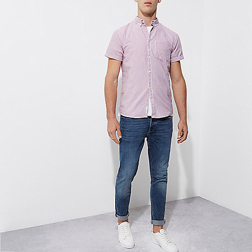 river island accessories sale,Ladies Dressing Gowns jacques-vertuk Purple stripe print short sleeve Oxford shirt Short Sleeve Shirts Shirts men river island accessories sale,Ladies Dressing Gowns jacques-vertuk Purple stripe print short sleeve Oxford shirt Short Sleeve Shirts Shirts men
