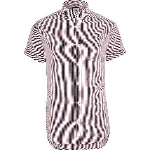 jacques-vertuk Purple stripe print short sleeve Oxford shirt 302116 men Shirts Short Sleeve Shirts jacques-vertuk Purple stripe print short sleeve Oxford shirt 302116 men Shirts Short Sleeve Shirts