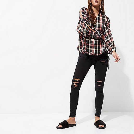 river island cocktail dresses,jacques-vertuk Sale Red check cold shoulder drawstring hem top women 707902 river island cocktail dresses,jacques-vertuk Sale Red check cold shoulder drawstring hem top women 707902
