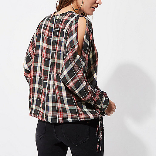 river island cocktail dresses,jacques-vertuk Sale Red check cold shoulder drawstring hem top women 707902 river island cocktail dresses,jacques-vertuk Sale Red check cold shoulder drawstring hem top women 707902