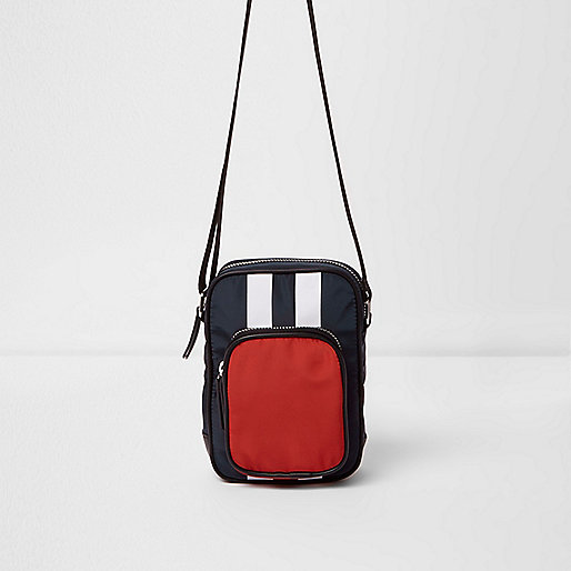 jacques-vertuk Red color block cross body flight bag 300493 men Bags Satchels / Messenger Bags jacques-vertuk Red color block cross body flight bag 300493 men Bags Satchels / Messenger Bags