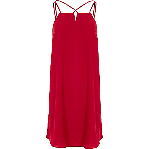 jacques-vertuk Red cross strap back slip dress 708227 women Dresses Slip / Cami Dresses jacques-vertuk Red cross strap back slip dress 708227 women Dresses Slip / Cami Dresses