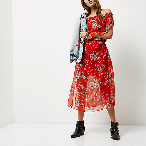 river island feather sleeve dress,jacques-vertuk Outlet Red floral print bardot maxi dress women 693424 river island feather sleeve dress,jacques-vertuk Outlet Red floral print bardot maxi dress women 693424