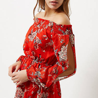 river island feather sleeve dress,jacques-vertuk Outlet Red floral print bardot maxi dress women 693424 river island feather sleeve dress,jacques-vertuk Outlet Red floral print bardot maxi dress women 693424