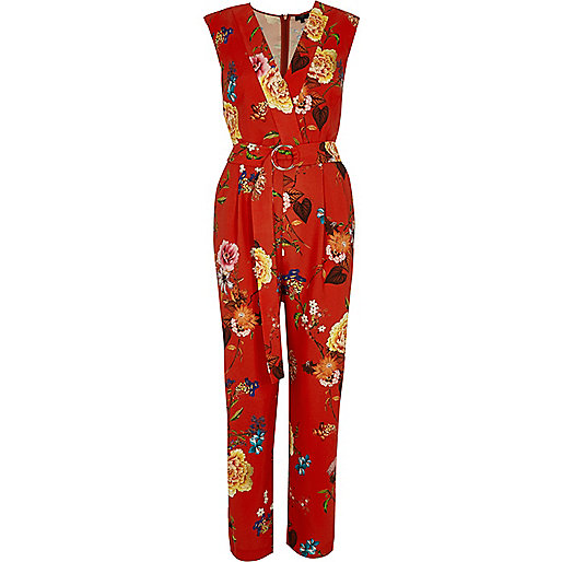 jacques-vertuk Red floral print sleeveless tailored jumpsuit 709810 women Playsuits / Jumpsuits Jumpsuits jacques-vertuk Red floral print sleeveless tailored jumpsuit 709810 women Playsuits / Jumpsuits Jumpsuits