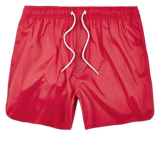 jacques-vertuk Red plain swim trunks 292405 men Shorts