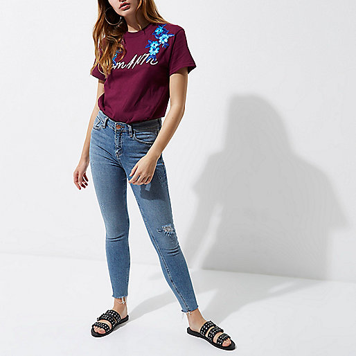ebay river island sandals,jacques-vertuk London Stores Red 'romantic' applique boyfriend T-shirt Print T-Shirts / Tanks T-Shirts & Tanks Tops women ebay river island sandals,jacques-vertuk London Stores Red 'romantic' applique boyfriend T-shirt Print T-Shirts / Tanks T-Shirts & Tanks Tops women