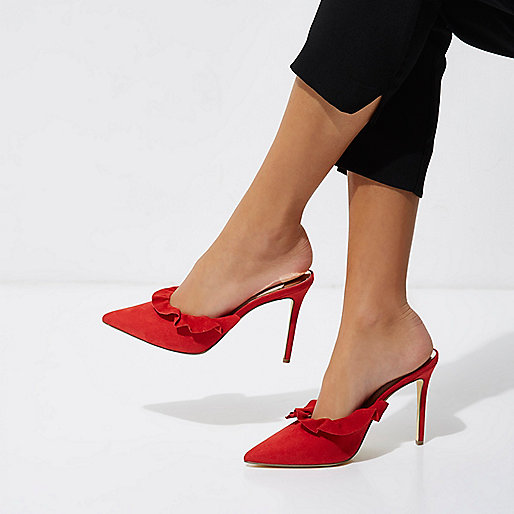river island wellies,jacques-vertuk Ireland Red suede frill court style mules women 706032 river island wellies,jacques-vertuk Ireland Red suede frill court style mules women 706032