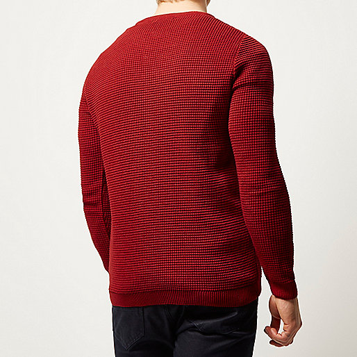 river island red floral dress,Denim Shirt Women jacques-vertuk Red waffle texture sweater Sweaters / Cardigans Sale men river island red floral dress,Denim Shirt Women jacques-vertuk Red waffle texture sweater Sweaters / Cardigans Sale men
