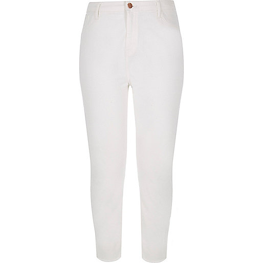 jacques-vertuk RI Plus white high rise Lori skinny jeans 680725 women Jeans
