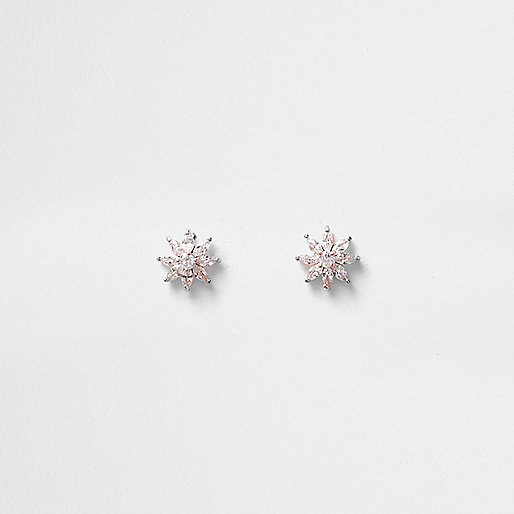 jacques-vertuk Rose gold tone cubic zirconia stud earrings 705767 women Jewellery Earrings jacques-vertuk Rose gold tone cubic zirconia stud earrings 705767 women Jewellery Earrings