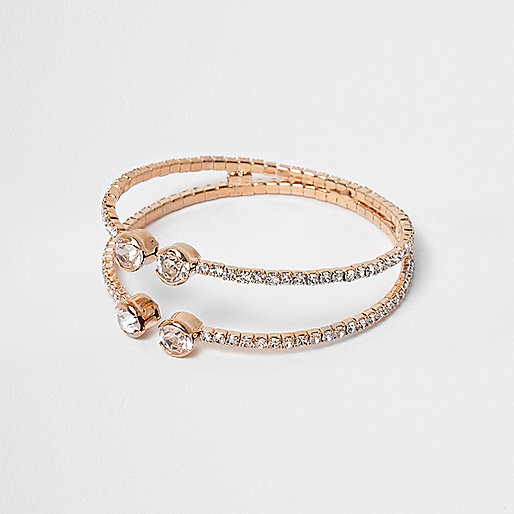 jacques-vertuk Rose gold tone rhinestone pave cuff bracelet 706089 women Jewellery Bracelets jacques-vertuk Rose gold tone rhinestone pave cuff bracelet 706089 women Jewellery Bracelets