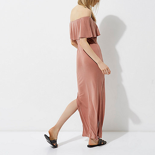 black studded sandals river island,jacques-vertuk Shop Rust frill bardot split skirt maxi dress women 701630 black studded sandals river island,jacques-vertuk Shop Rust frill bardot split skirt maxi dress women 701630