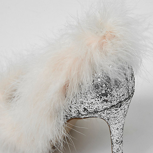 river island blue bag,jacques-vertuk UK Silver glitter fur trim trim pumps women 706307 river island blue bag,jacques-vertuk UK Silver glitter fur trim trim pumps women 706307