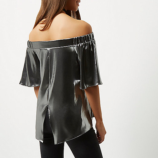 river island black star dress,jacques-vertuk Desktop Silver metallic bardot top Tops Sale women river island black star dress,jacques-vertuk Desktop Silver metallic bardot top Tops Sale women