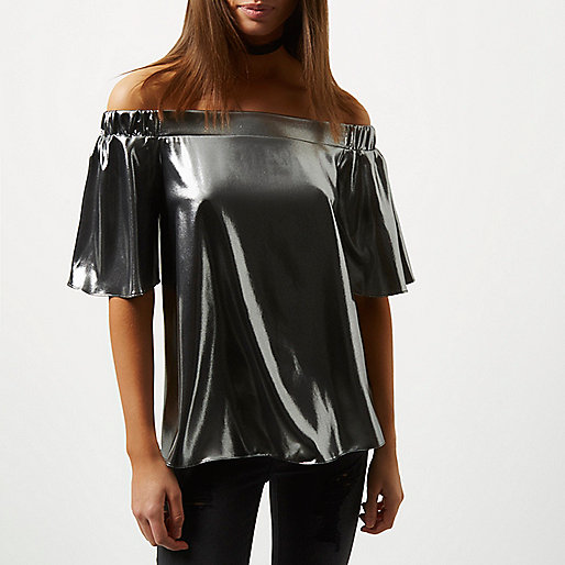 river island black star dress,jacques-vertuk Desktop Silver metallic bardot top Tops Sale women river island black star dress,jacques-vertuk Desktop Silver metallic bardot top Tops Sale women
