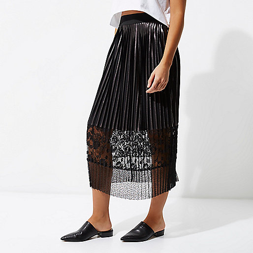 river island white coat with fur,jacques-vertuk UK Silver metallic pleated lace hem midi skirt women 701534 river island white coat with fur,jacques-vertuk UK Silver metallic pleated lace hem midi skirt women 701534