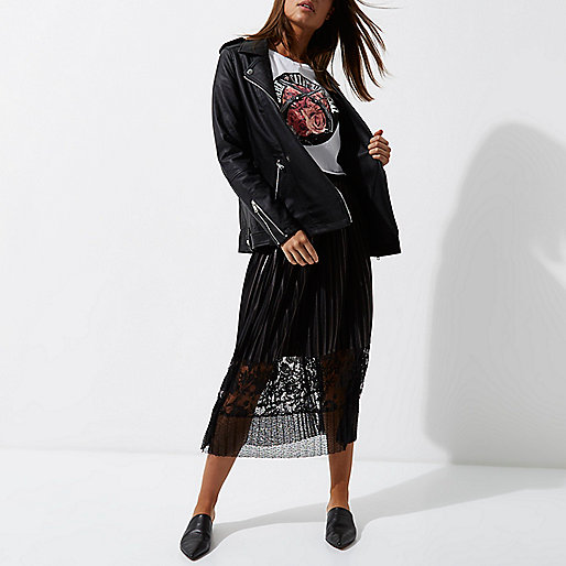 river island white coat with fur,jacques-vertuk UK Silver metallic pleated lace hem midi skirt women 701534 river island white coat with fur,jacques-vertuk UK Silver metallic pleated lace hem midi skirt women 701534