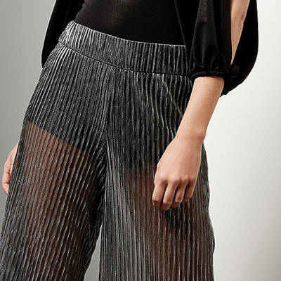 womens jacket sale river island,jacques-vertuk Dresses For Women Silver sheer pleated palazzo pants RI Limited Edition Sale women womens jacket sale river island,jacques-vertuk Dresses For Women Silver sheer pleated palazzo pants RI Limited Edition Sale women