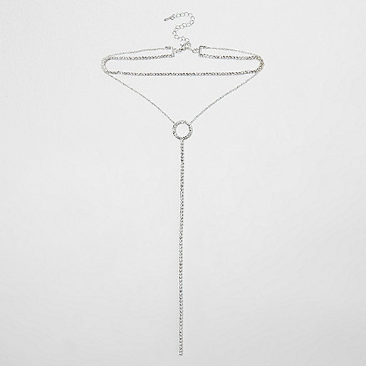 jacques-vertuk Silver tone cup chain circle multi row choker 708806 women Jewellery Necklaces jacques-vertuk Silver tone cup chain circle multi row choker 708806 women Jewellery Necklaces