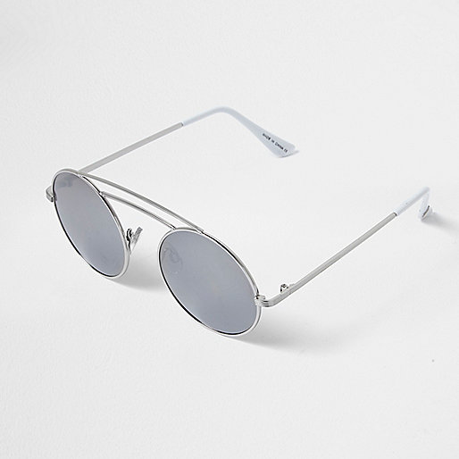 river island long coat womens,Р?вер ?сланд Silver tone double brow bar round sunglasses Vacation Shop Sale women river island long coat womens,Р?вер ?сланд Silver tone double brow bar round sunglasses Vacation Shop Sale women