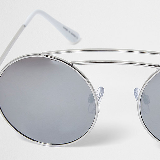 river island long coat womens,Р?вер ?сланд Silver tone double brow bar round sunglasses Vacation Shop Sale women river island long coat womens,Р?вер ?сланд Silver tone double brow bar round sunglasses Vacation Shop Sale women