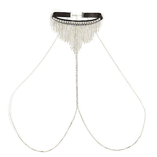 river island tote bag brown,jacques-vertuk Stores Silver tone drape choker harness body chain women 702920 river island tote bag brown,jacques-vertuk Stores Silver tone drape choker harness body chain women 702920