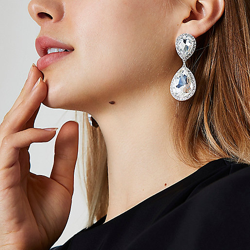 orange river island heels,jacques-vertuk UK Silver tone jewel teardrop dangle earrings women 709320 orange river island heels,jacques-vertuk UK Silver tone jewel teardrop dangle earrings women 709320