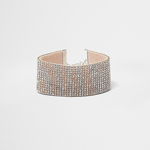 jacques-vertuk Silver tone rhinestone bracelet 704864 women Jewellery Bracelets