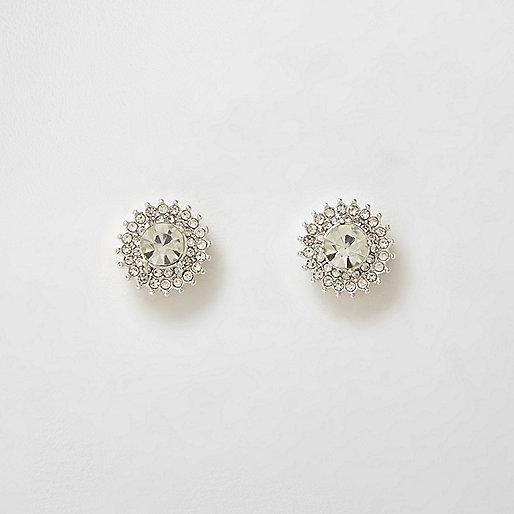 jacques-vertuk Silver tone rhinestone starburst stud earrings 708596 women Jewellery Earrings jacques-vertuk Silver tone rhinestone starburst stud earrings 708596 women Jewellery Earrings