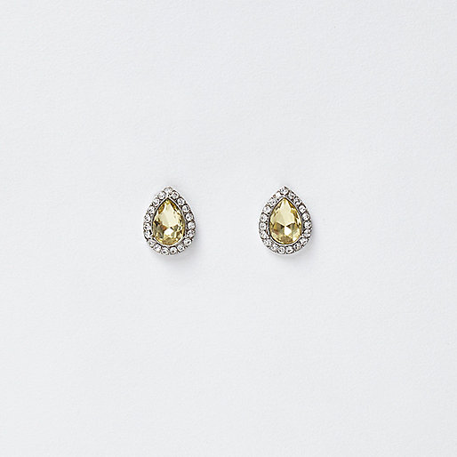 jacques-vertuk Silver tone rhinestone teardrop stud earrings 704001 women Jewellery Earrings jacques-vertuk Silver tone rhinestone teardrop stud earrings 704001 women Jewellery Earrings