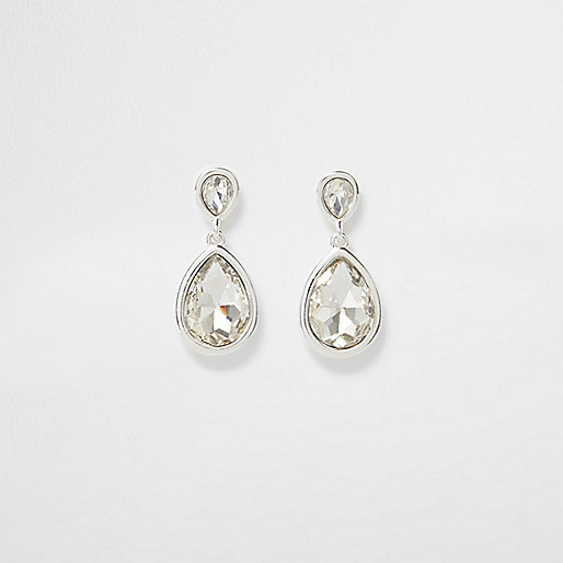jacques-vertuk Silver tone teardrop rhinestone dangle earrings 707403 women Jewellery Earrings jacques-vertuk Silver tone teardrop rhinestone dangle earrings 707403 women Jewellery Earrings