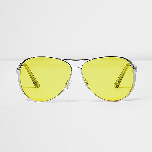 jacques-vertuk Silver tone yellow lens aviator sunglasses 706477 women Sunglasses Aviator Sunglasses jacques-vertuk Silver tone yellow lens aviator sunglasses 706477 women Sunglasses Aviator Sunglasses