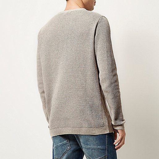 river island pink jumper,jacques-vertuk UK Sale Stone beige textured waffle sweater men 292973 river island pink jumper,jacques-vertuk UK Sale Stone beige textured waffle sweater men 292973
