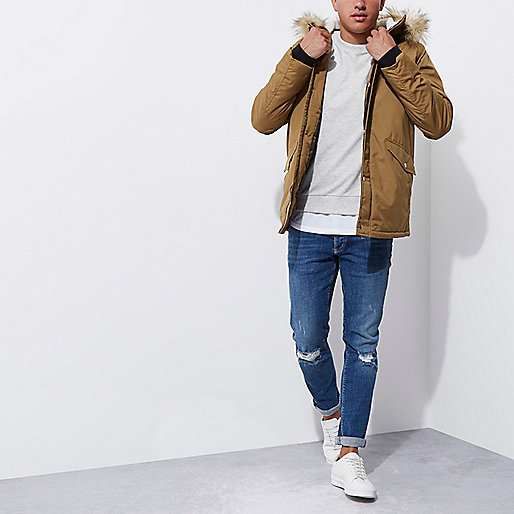 river island cream chelsea boots,Tiver Osland Stone fur trim hooded parka Coats Coats / Jackets men river island cream chelsea boots,Tiver Osland Stone fur trim hooded parka Coats Coats / Jackets men