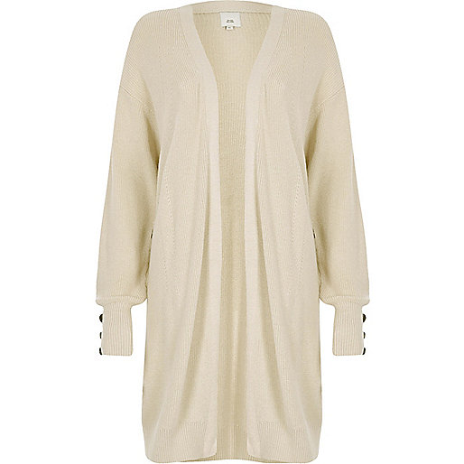 jacques-vertuk Stone knit longline button side cardigan 705959 women Knitwear